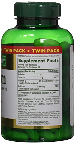 Absorbable Calcium, 1200mg, Plus 1000IU Vitamin D3