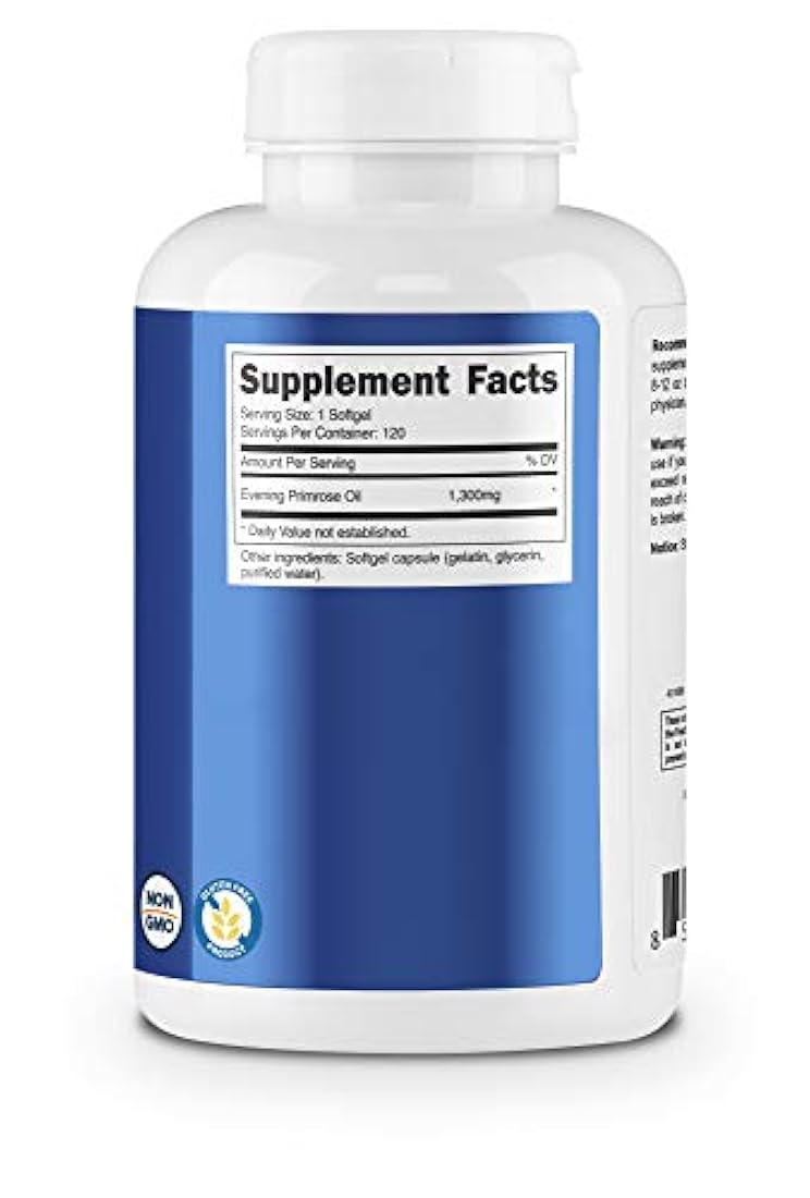 Nutricost Aceite 1.300 mg, 120 cápsulas blandas - Sin OMG,