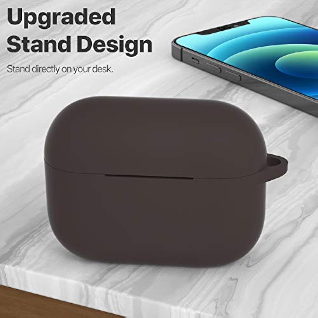 Funda protectora de silicona compatible con Apple AirPods