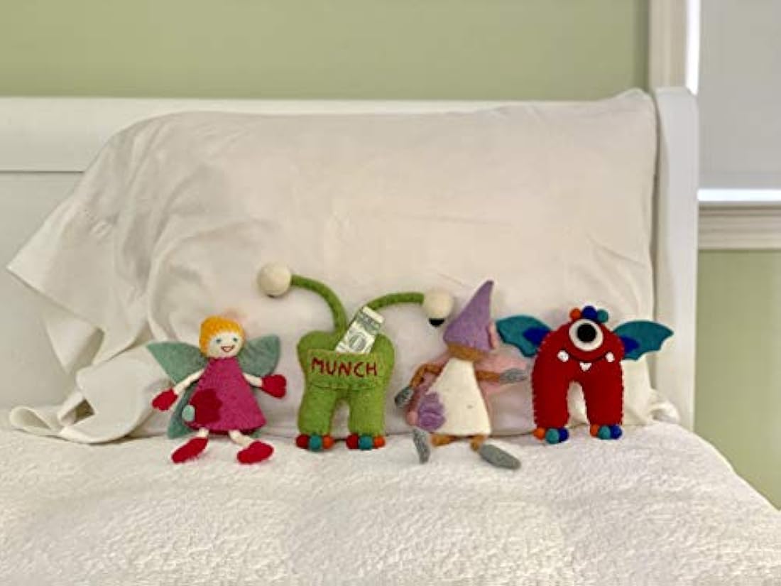 Peluche de hada de dientes con bolsillo de Nepal