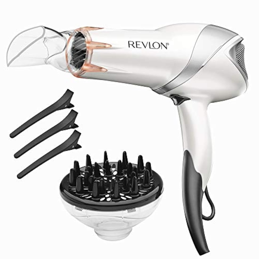 Revlon 1875W Secador de pelo infrarrojo para secado rápido y brillo elevado, exclusivo de Amazon
