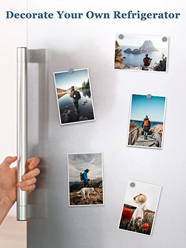 SMARTAKE 45 imanes de nevera, pequeños imanes redondos