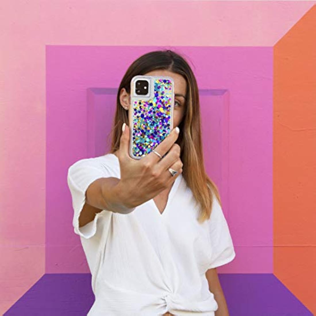Case-Mate - iPhone 11 Glitter Case - Cascada - 6.1 - Confeti
