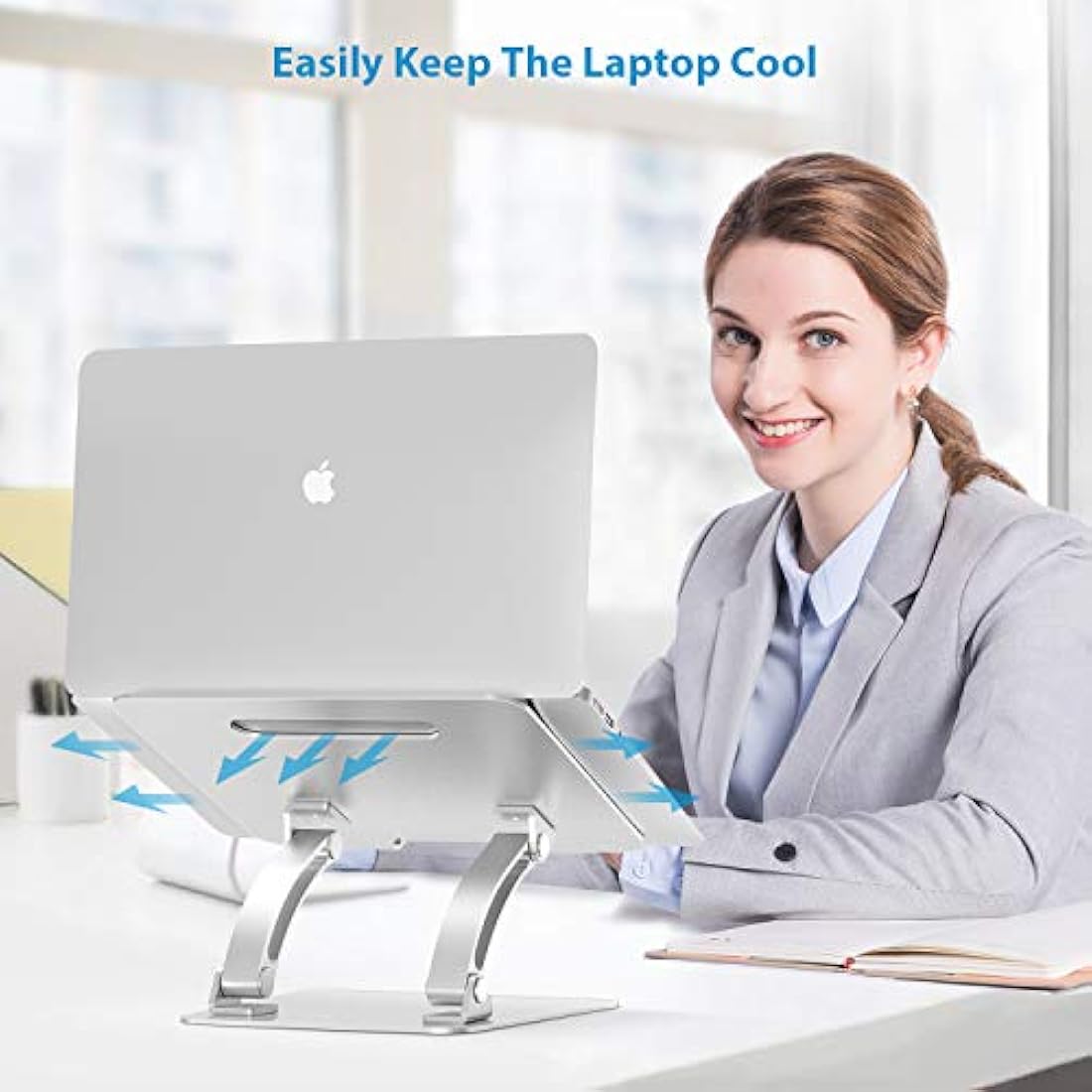 Nulaxy -Soporte ergonómico ajustable para ordenador portátil