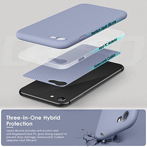 Funda de silicona líquida protectora suave y sedosa