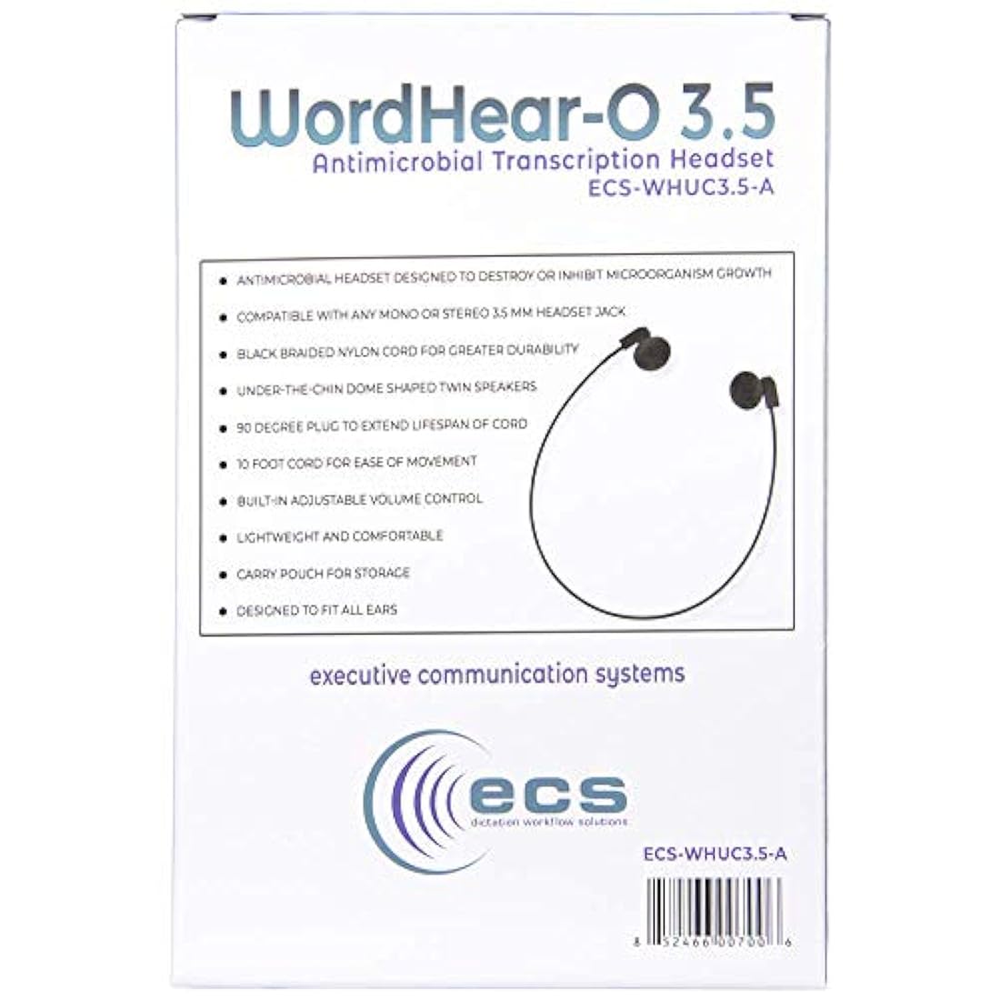 ECS - Auriculares con micrófono