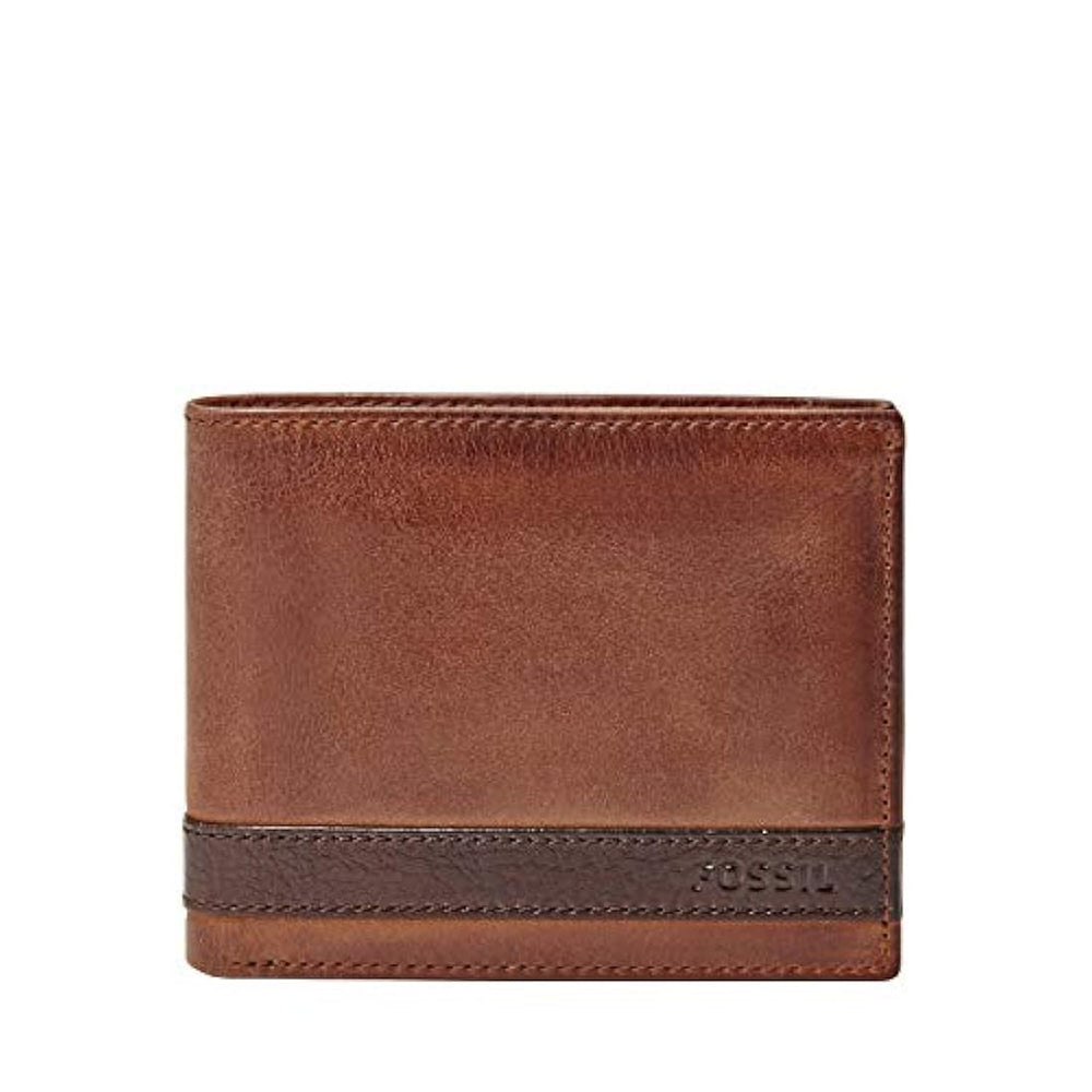 Fossil Quinn - Cartera de piel para hombre