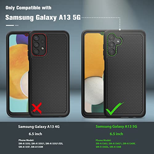 Funda para Samsung Galaxy A13 5G: funda protectora de doble