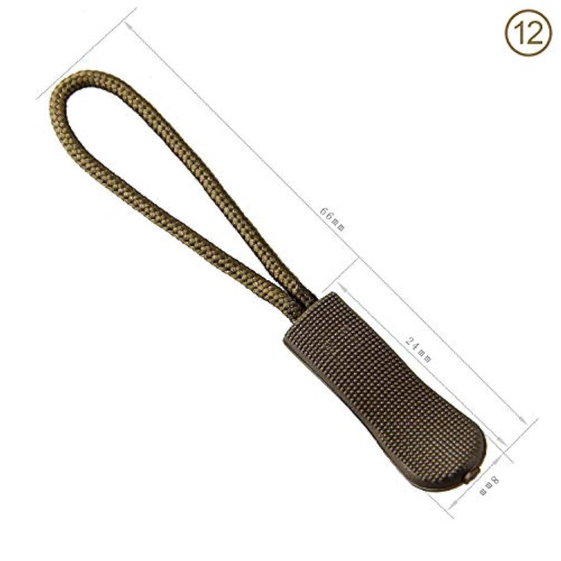 Tiradores de cremallera para mochila, equipaje, 10 unidades