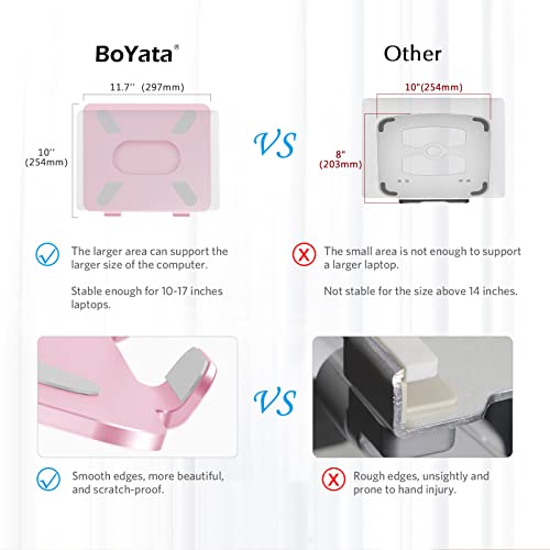 Soporte ergonómico ajustable de laptop, Rosa N19 PINK BoYata