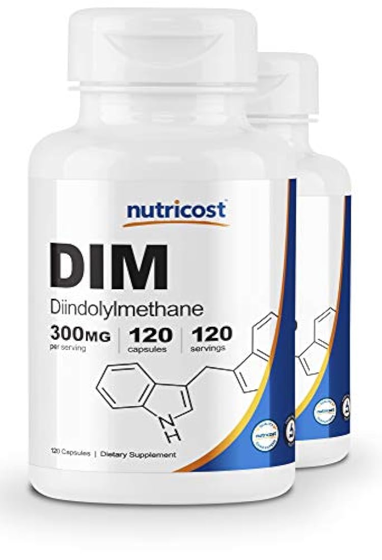 Suplemento Nutricost Dim (diindolylmethane) 0.10 onzas, 120