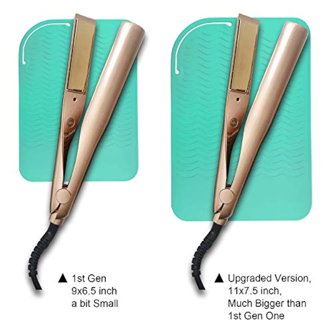 Sygile - Alfombrilla de viaje de silicona resistente a calor