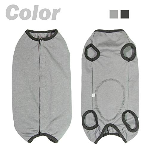 Camisa de recuperación de perro para cachorros, ropa protectora de heridas para animales pequeños