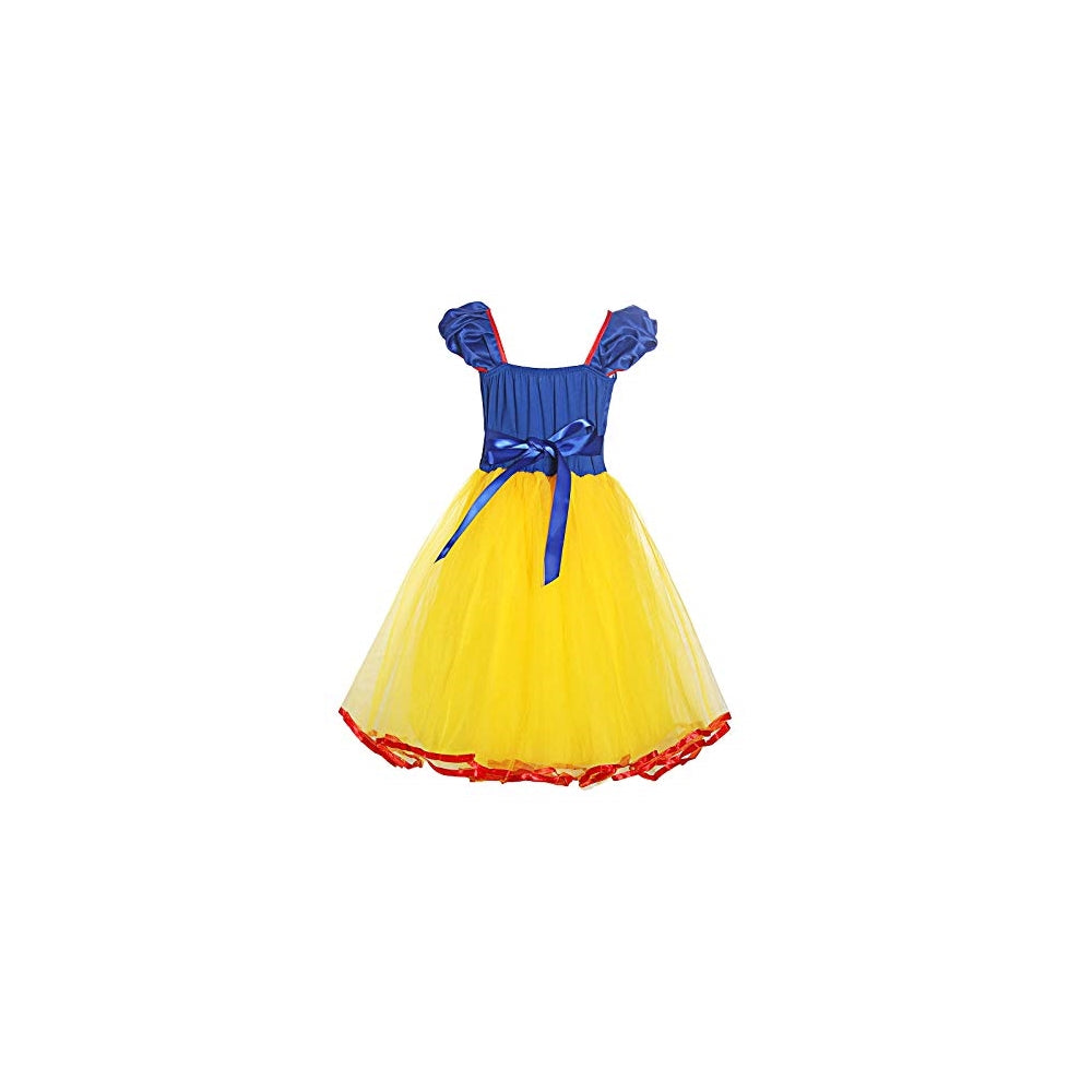 Disfraz de princesa sin espalda con cintura talla 2T/100