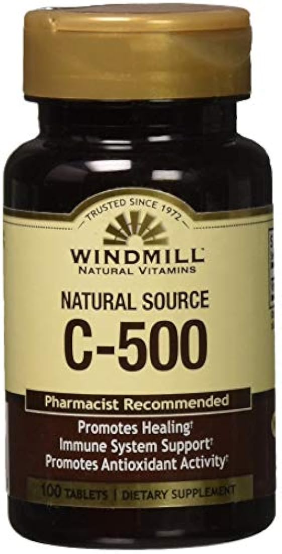 Molinillo de viento Vitamin-C 500 mg (paquete de 1)