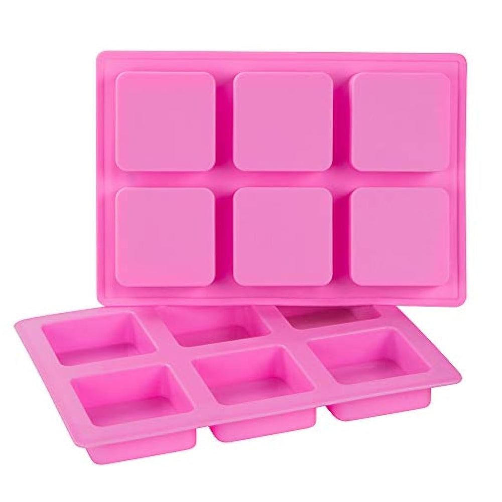 Webake Molde de silicona para tartas (2 unidades), Rosado