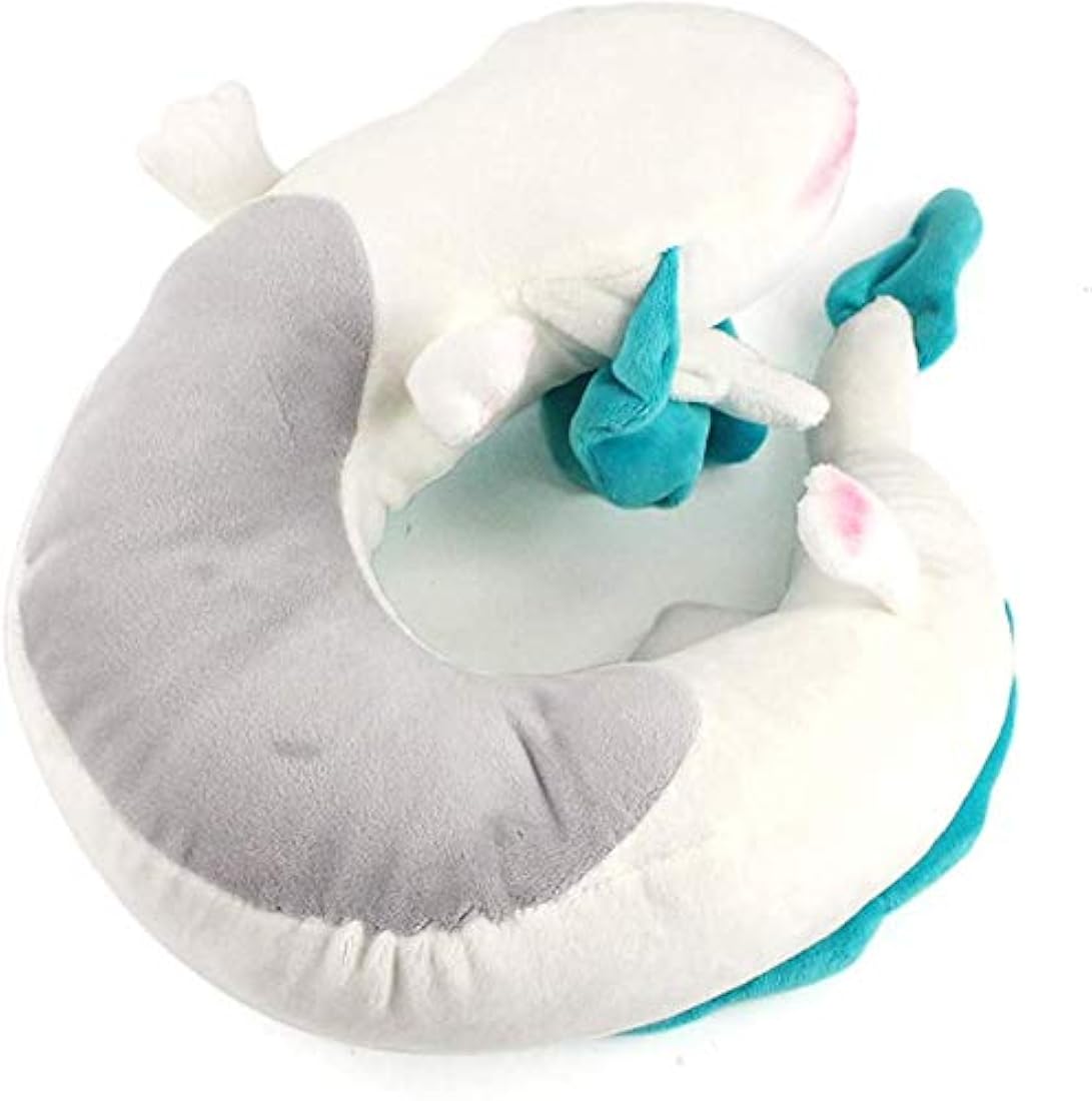 Almohada de dragón blanco con diseño de anime y dragón Haku