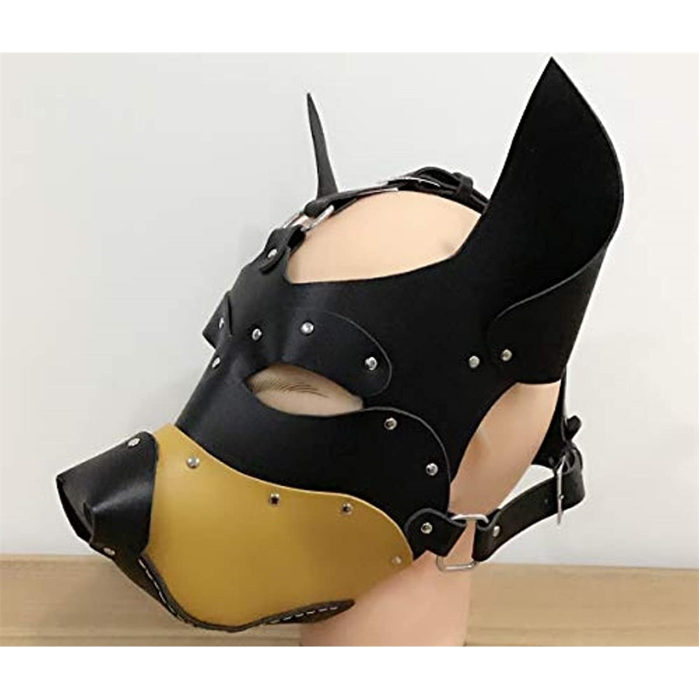 Disfraces - Mascarilla de perro hecha a mano