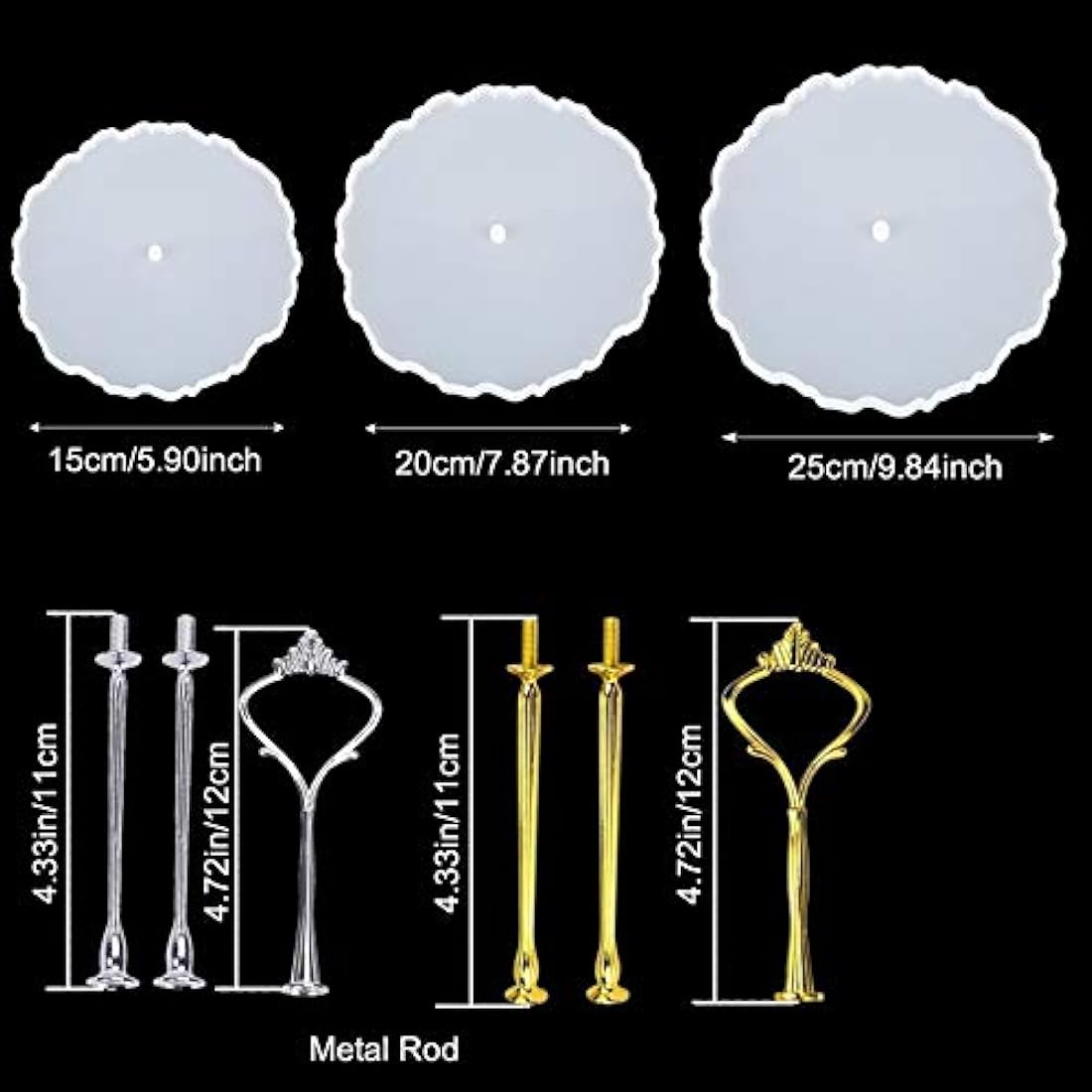 moldes de soporte de resina