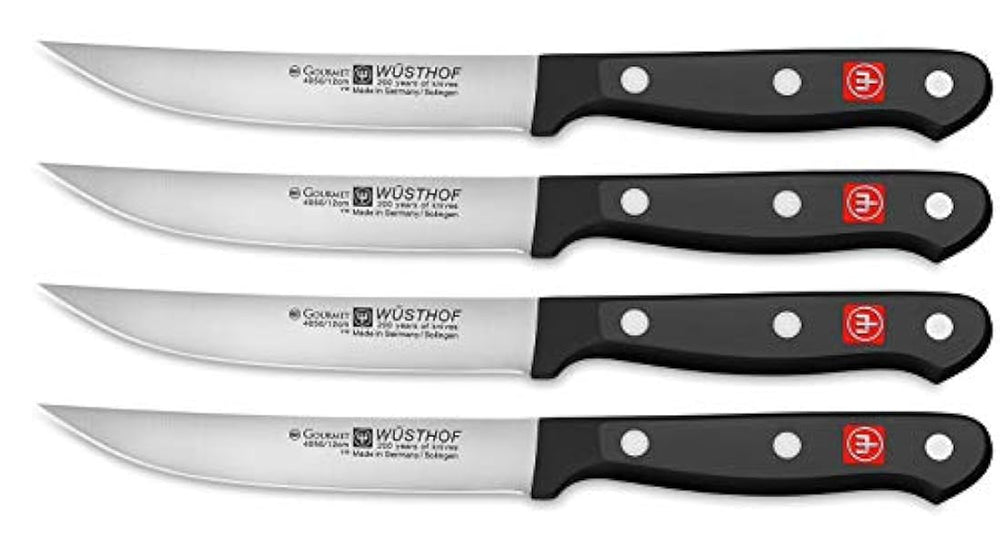 Wusthof Gourmet - Juego de cuchillos para carne, Negro