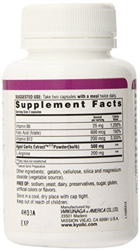 Fórmula de extracto de ajo envejecido Salud del corazón