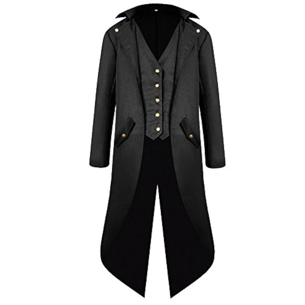 Disfraces - Chaqueta para hombre Steampunk Vintage