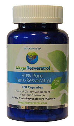 Mega resveratrol, grado farmacéutico, trans-resveratrol