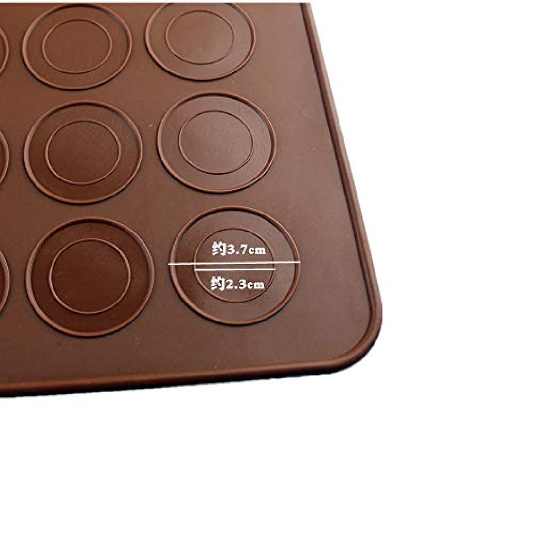 Longzang 48-capacity Macarons alfombrilla molde para horno