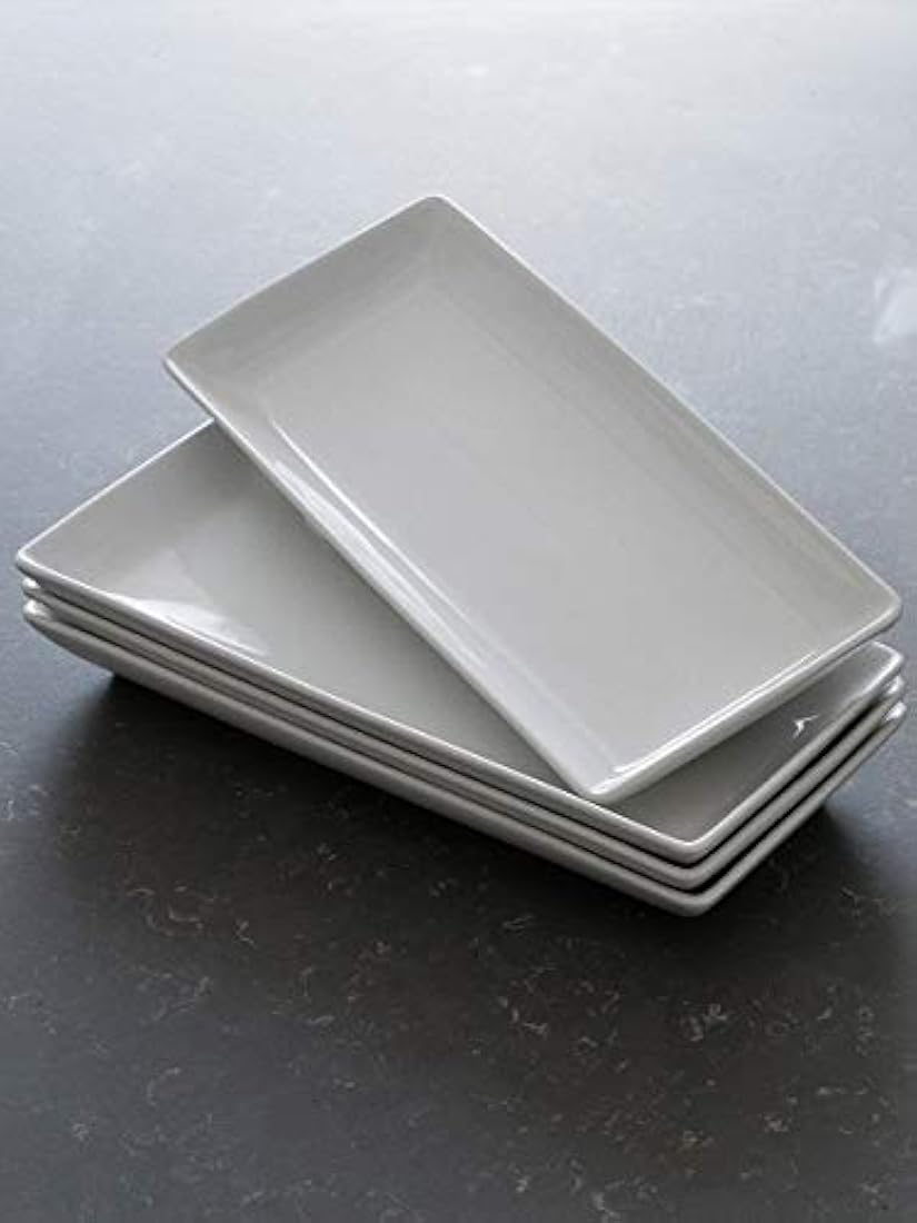 bandejas rectangulares de porcelana para fiestas
