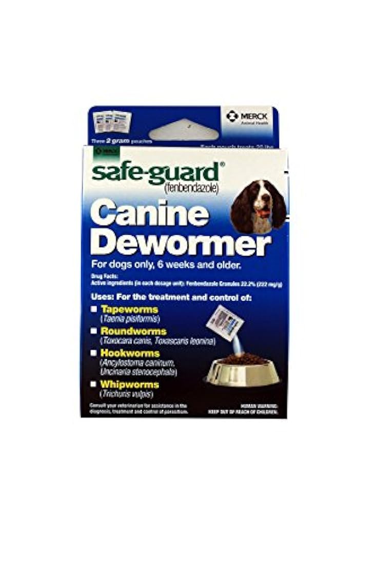 8 in1 safe guard Canina dewormer solo para perros