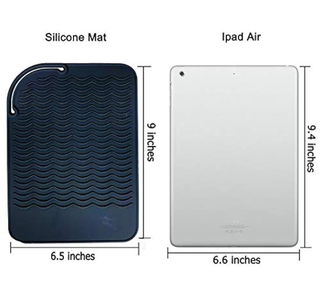 Alfombrilla de viaje de hierro plano para rizadores etc