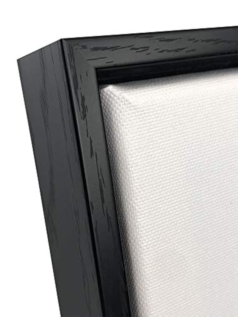 Pyradecor Negro Enmarcado Azul Flor parpadeante Pinturas