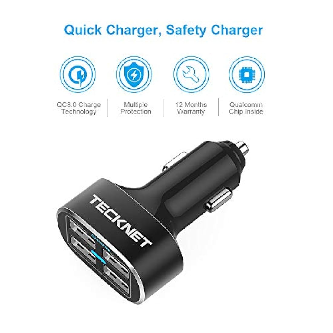 Cargador de coche USB TeckNet PowerDash D2 9.6A/48W TECKNET