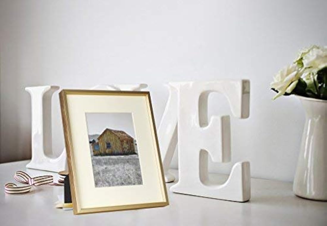 Golden State Art, marco de fotos de aluminio satinado