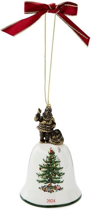 Adorno Campana Spode Christmas Tree 2024 - Decoración Festiva