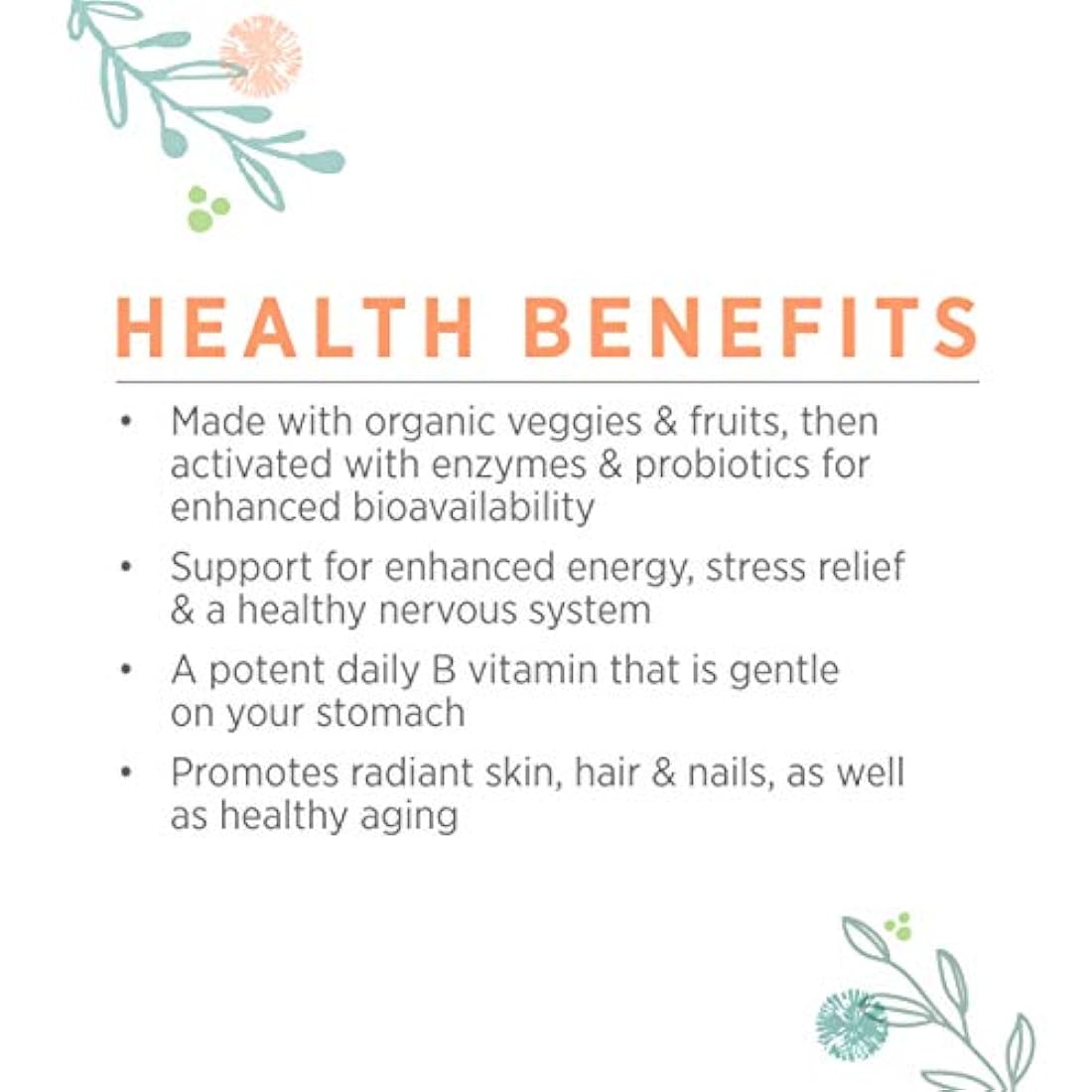 Super B-Complex 60 Tabletas de vegetales por la Compañía