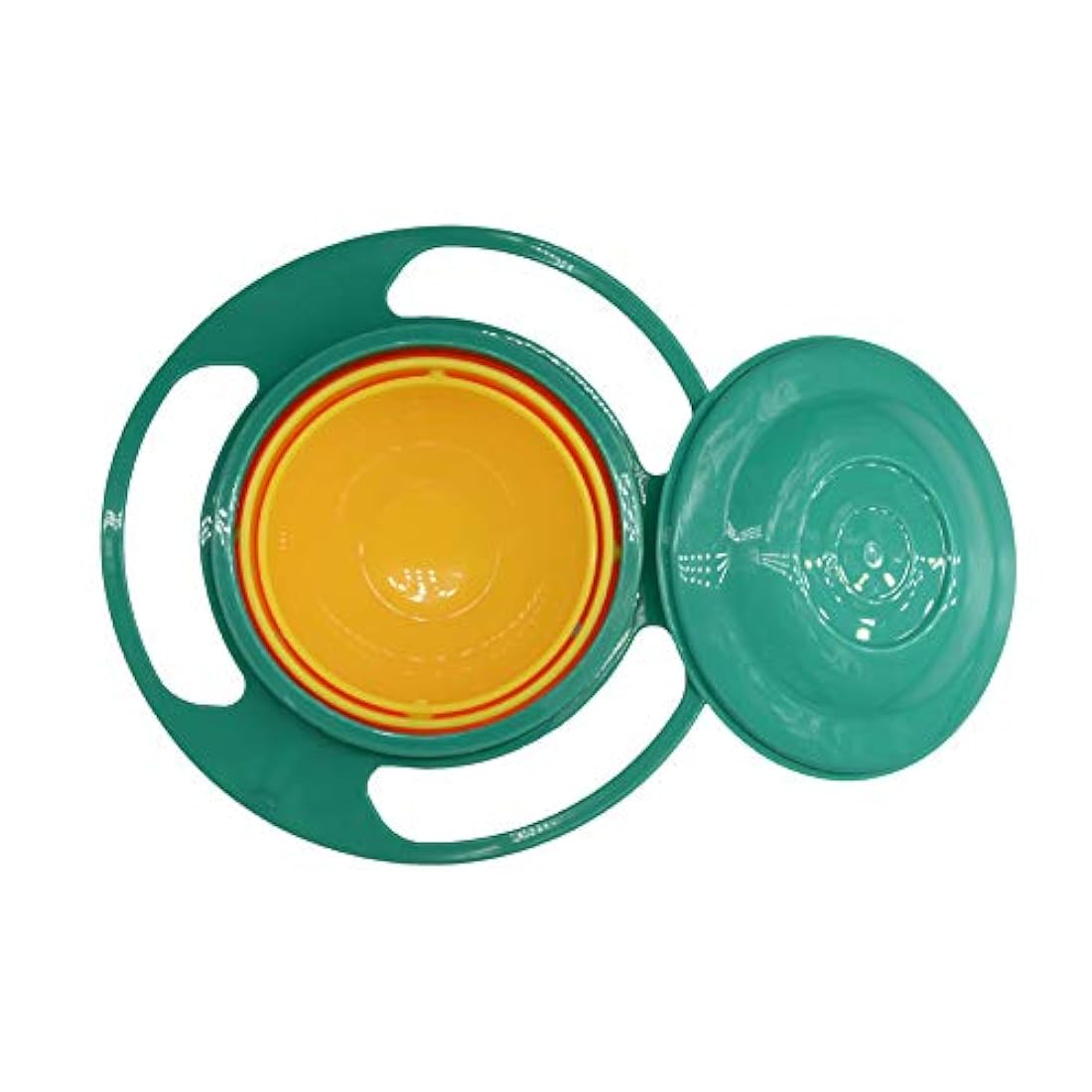 envase giratorio resistente a derrames para niños