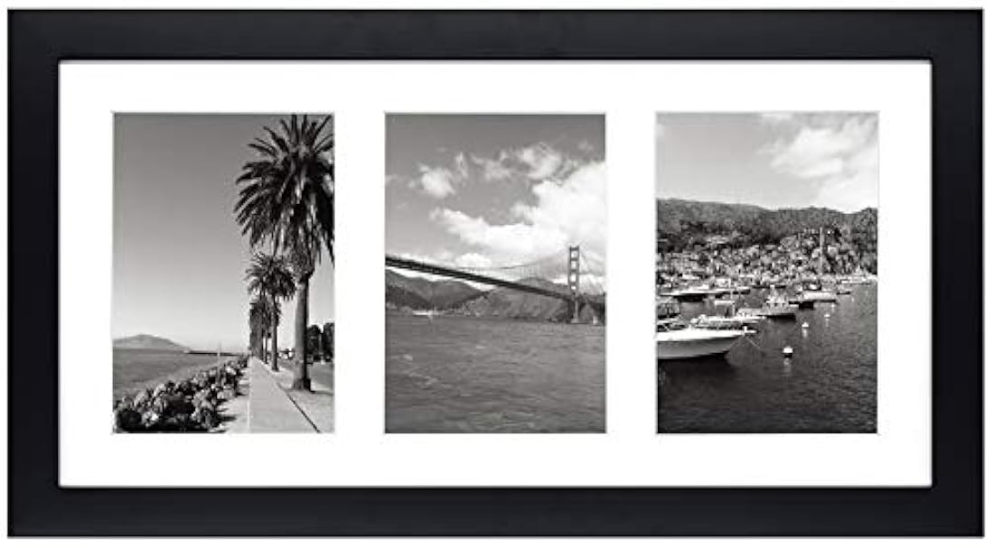 Esterilla para tres fotos de 5 x 7