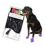 Botas para perros, impermeables, L, Negro