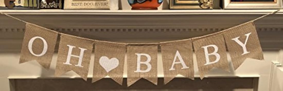 Juego de pancartas y globos para bebé, diseño de guirnalda