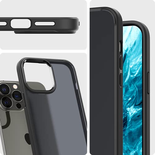 Spigen - Funda ultra híbrida diseñada para iPhone 13 Pro (2021) - negro escarcha