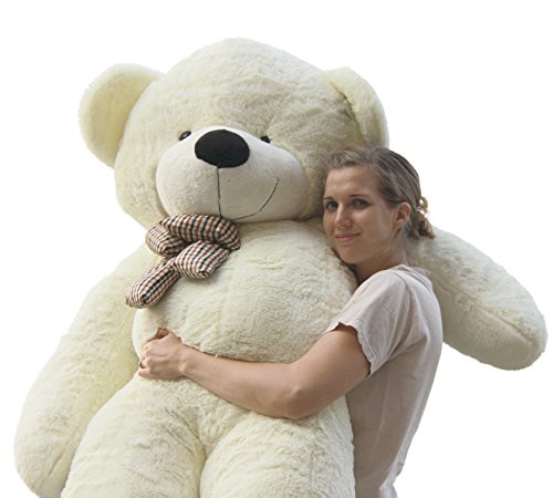 Oso gigante de peluche 78 de 6.5 pies color Blanco