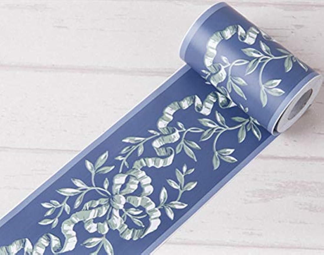 Vinilo adhesivo impermeable diseño de flores (4.0 x 153.5)