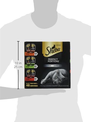 Comida Húmeda para Gatos SHEBA, Porciones Perfectas, 24 Trays
