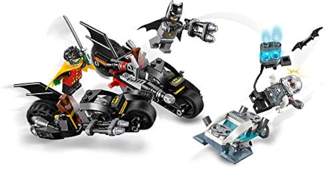 LEGO DC Batman Mr. Freeze Batcycle Batalla 76118 Kit de cons