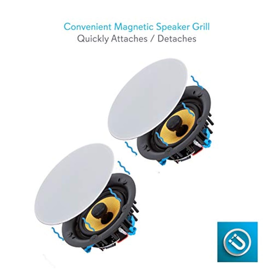 Parlantes de pared para techo PYLE-HOME PDIC68FG