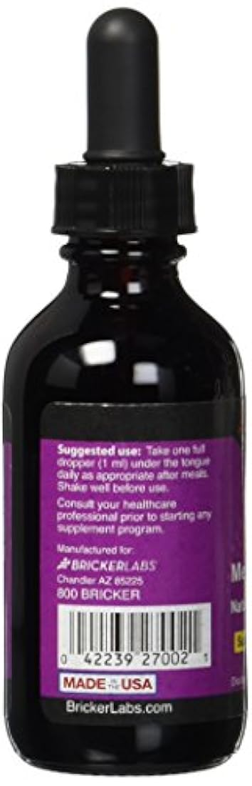 Bricker Labs B-12 Blast Methylcobalamin Vitaminas, naturales de frambuesa, 2 Fluid Ounce