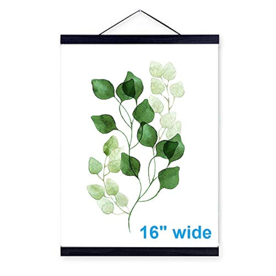 Marco magnético para colgar pósteres, de madera, ligero,