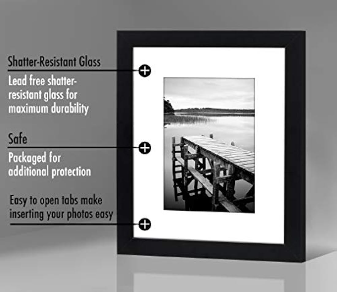 Juego de 4 marcos de fotos de 8 x 10 pulgadas