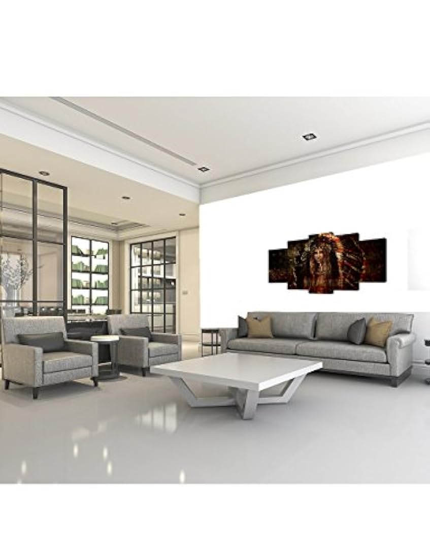 VVOVV – 5 piezas lienzo impresiones estrellas y rayas